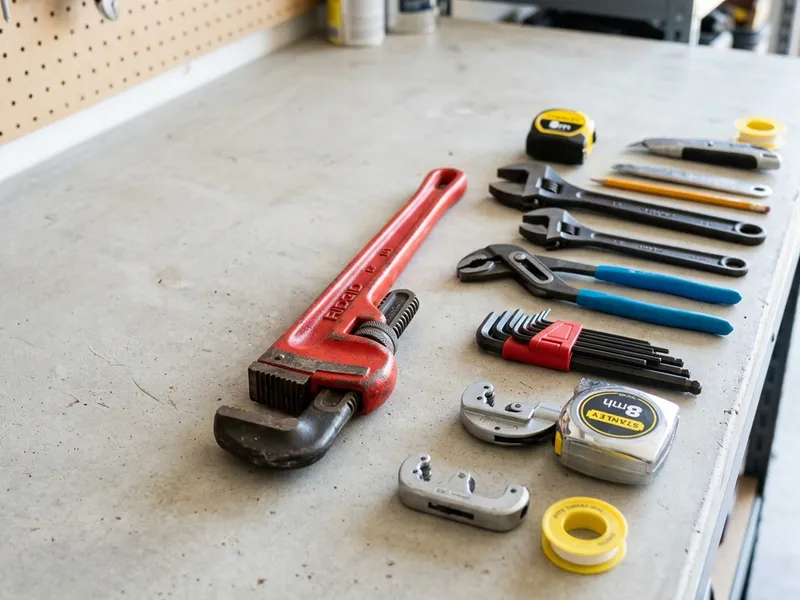 Professional plumbers in Seneca, WI equipped with top-tier tools for residential and commercial plumbing services.